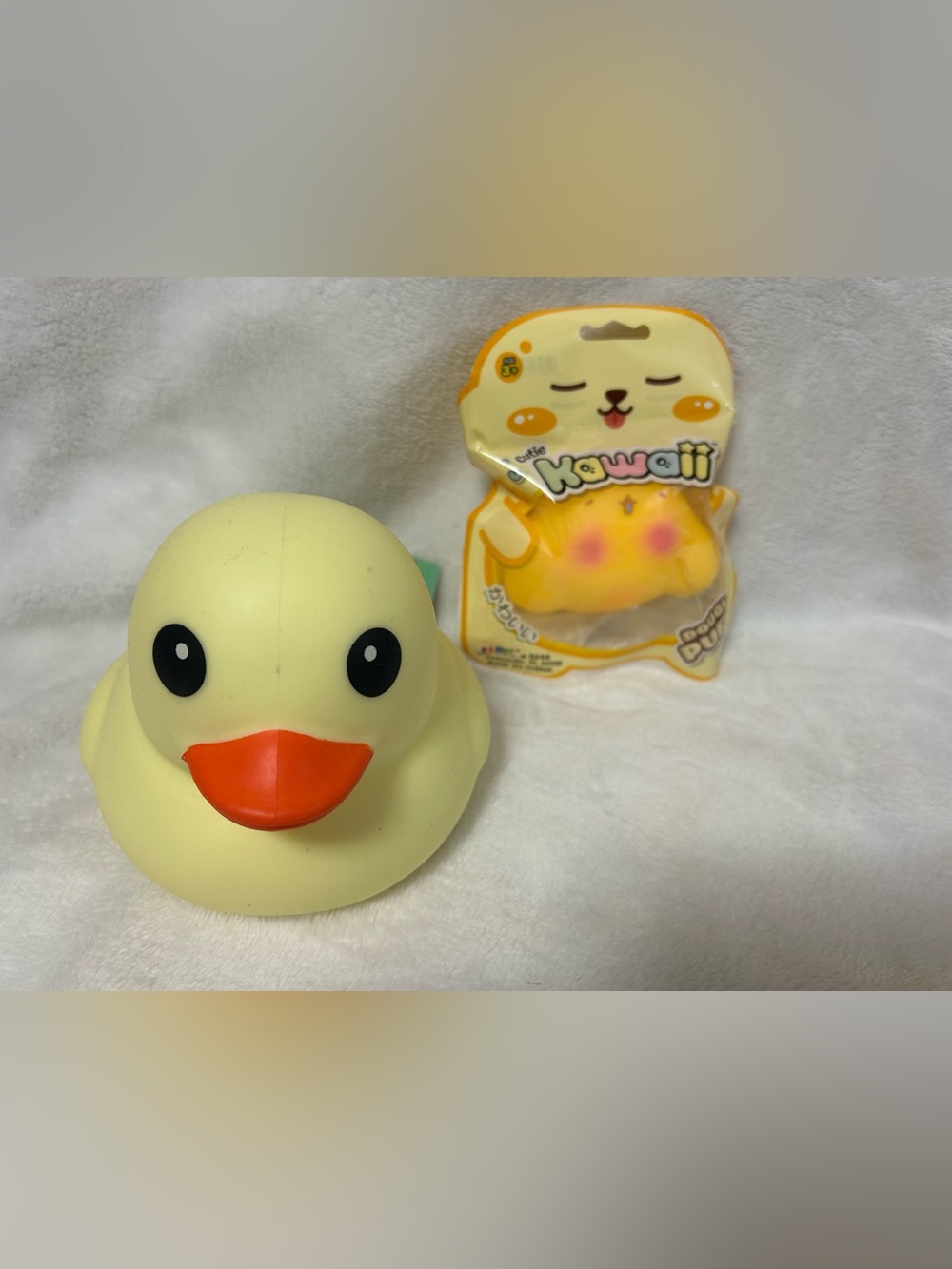 Jumbo Squishy Duck & Cutie Dough Puff